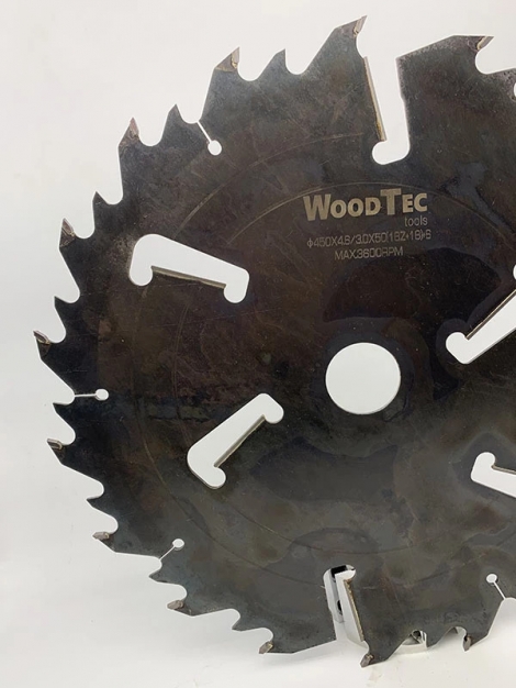 Пила дисковая Ø500 х 50 х 5.0/3.2 Z = 12 + 12 + 6 WoodTec