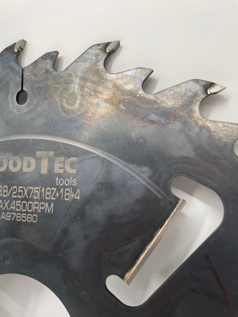 Пила дисковая Ø350 х 75 х 3,8/2,5 Z = (18 + 18) + 4 WoodTec