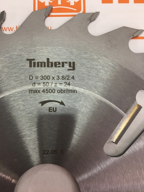 Дисковая пила для многопильных станков Timbery 300x50 z24+4