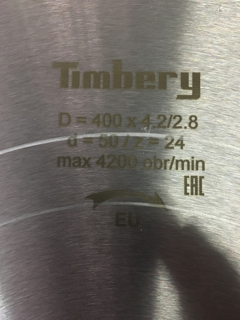Дисковая пила Timbery 400x50 z24