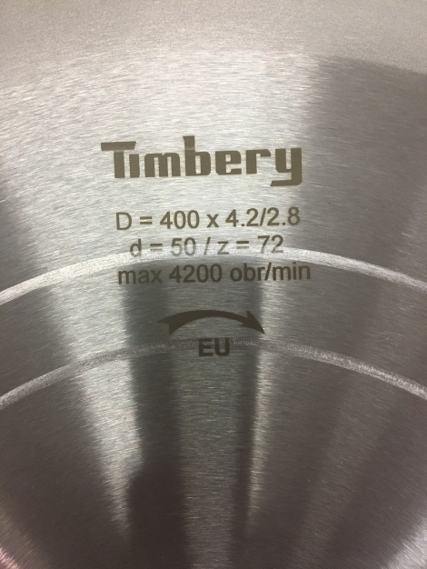 Дисковая пила для торцовочных станков Timbery 400x50 z72