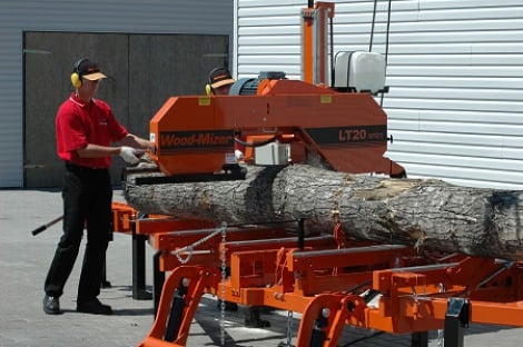 Горизонтальный ленточнопильный станок WoodMizer LT20