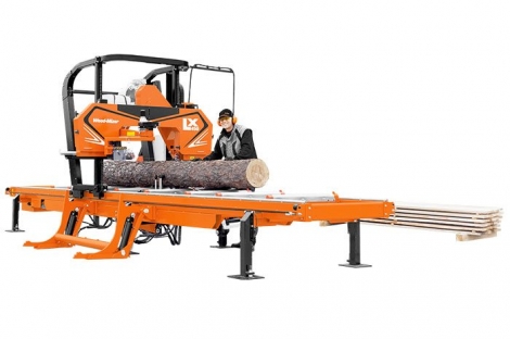 Двухрельсовый ленточнопильный станок Wood-Mizer LX450