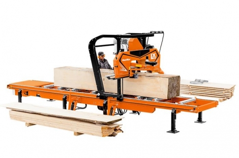 Двухрельсовый ленточнопильный станок Wood-Mizer LX450