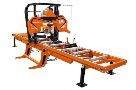 Двухрельсовый ленточнопильный станок Wood-Mizer LX450