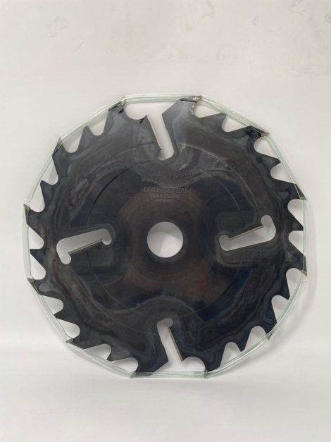 Пила дисковая Ø400 х 50 х 4,2/2,8 Z = (18 + 18) + 4 WoodTec
