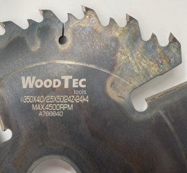 Пила дисковая Ø350 х 50 х 4,0/2,5 Z = (24 + 24) + 4 WoodTec