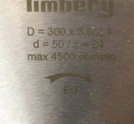 Дисковая пила Timbery 300x50 z24