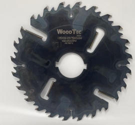 Пила дисковая Ø550 х 50 х 5,1/3,5 Z = (24 + 24) + 6 WoodTec